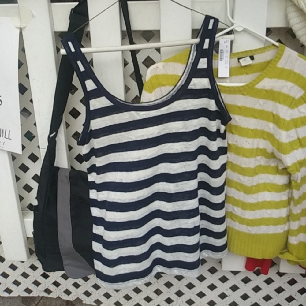 Linen J.Crew Tank Top
